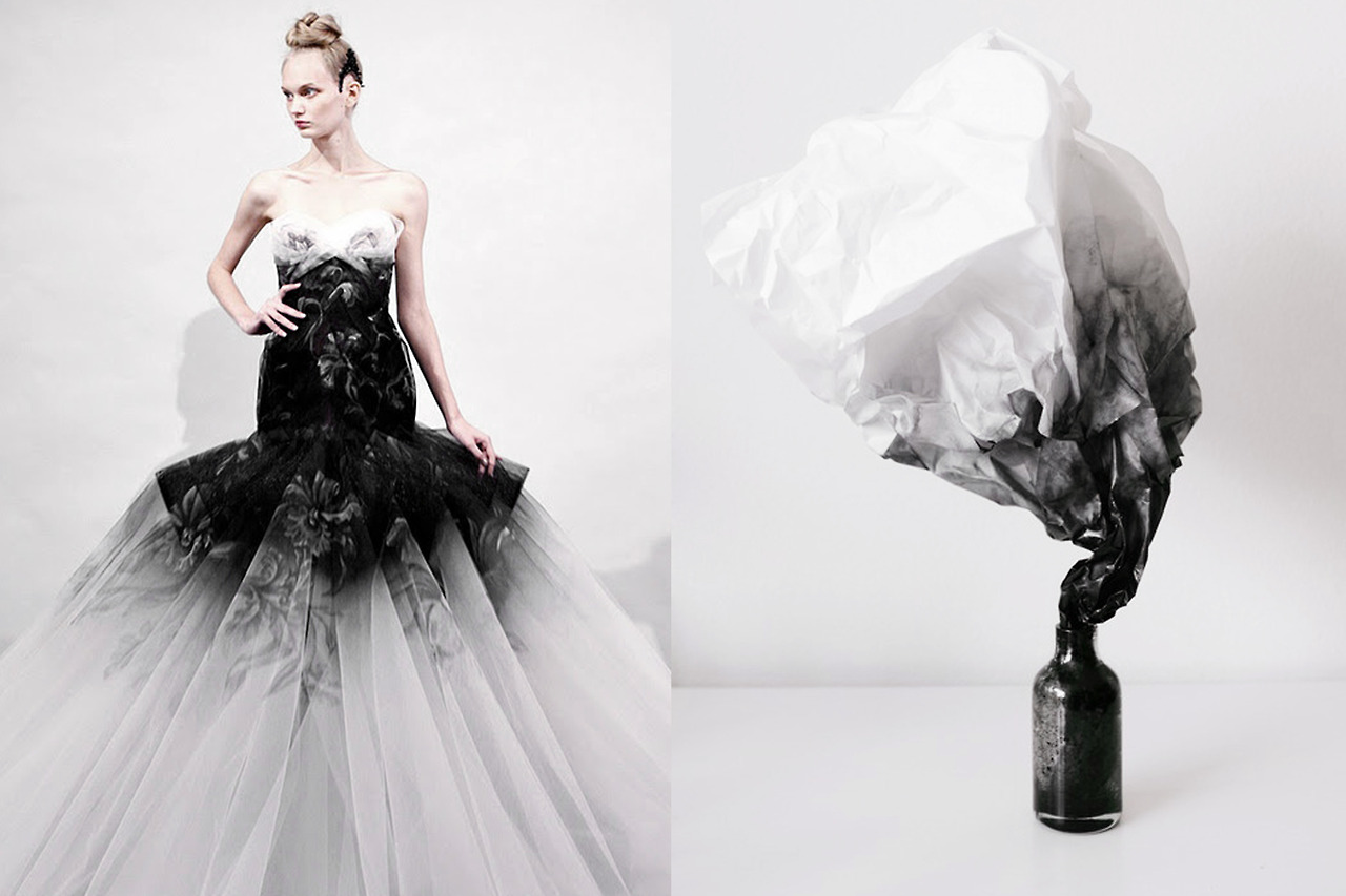 Fantasy Wedding Dress by Marchesa Spring 2011 | Smoke by Andrew Kim