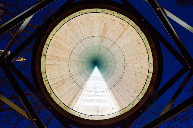 Infinite Neons in NYC Water Tower Sculptures 5