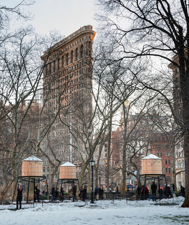 Infinite Neons in NYC Water Tower Sculptures 8