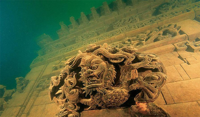 Lost City found Underwater in China 2