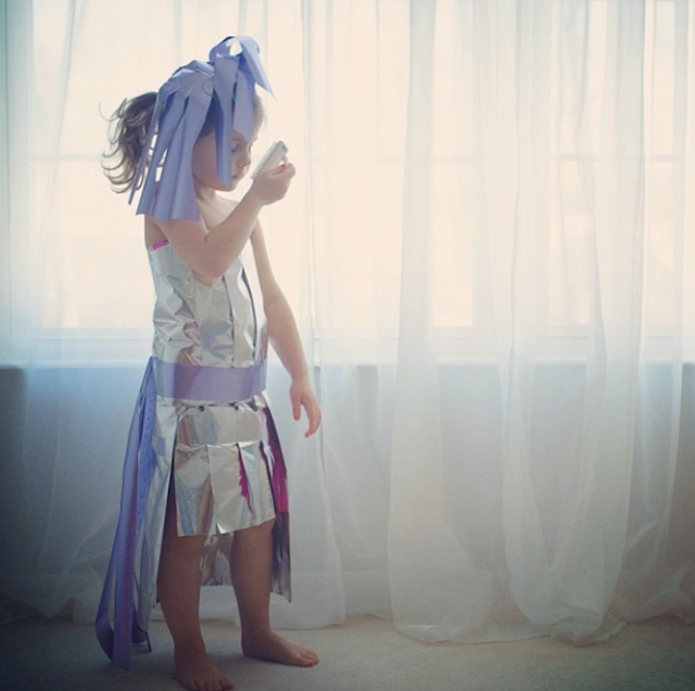 Paper Dresses by 4-Year Old Girl 15
