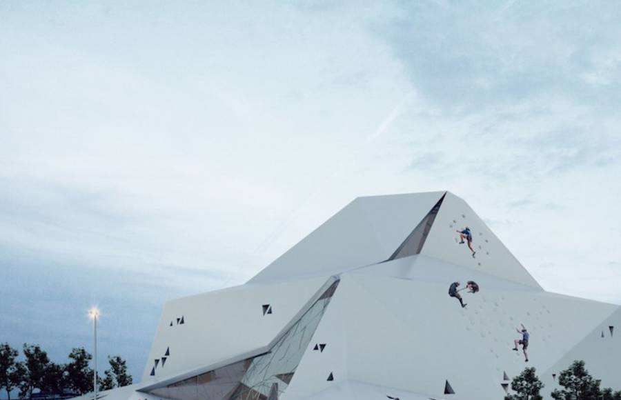 Rock Climbing Building