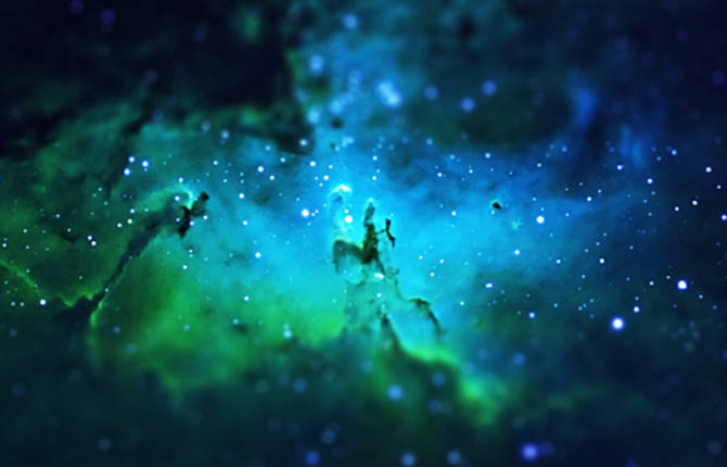 Illuminated Code from Space