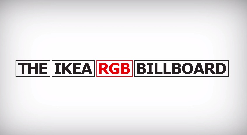 The IKEA RGB Billboard4