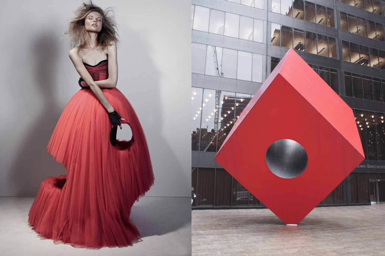 Victor&Rolf | Red Cube by Isamu Noguchi in New York