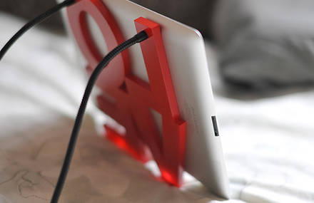 Decorative stands for iPad and all tablets. Design & Flexible