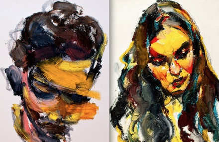 Abstract Portraits Paintings