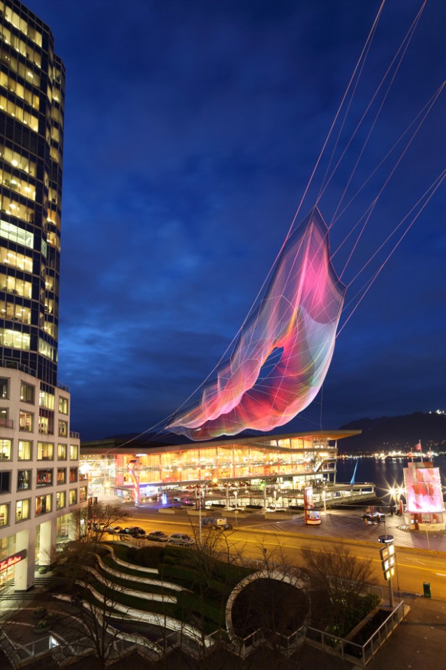 Aerial Sculpture in Vancouver Media