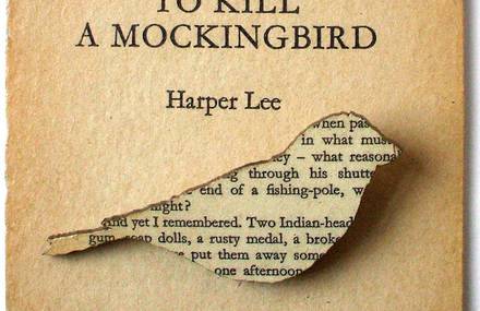 Classic Books Recycled Into Brooches