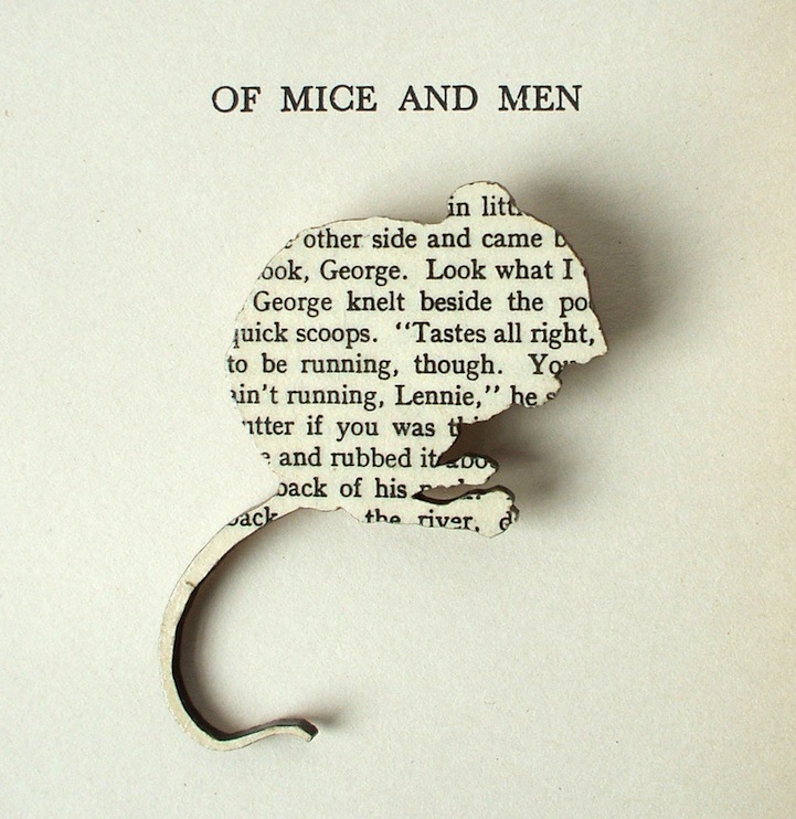 Classic Books Recycled Into Brooches3