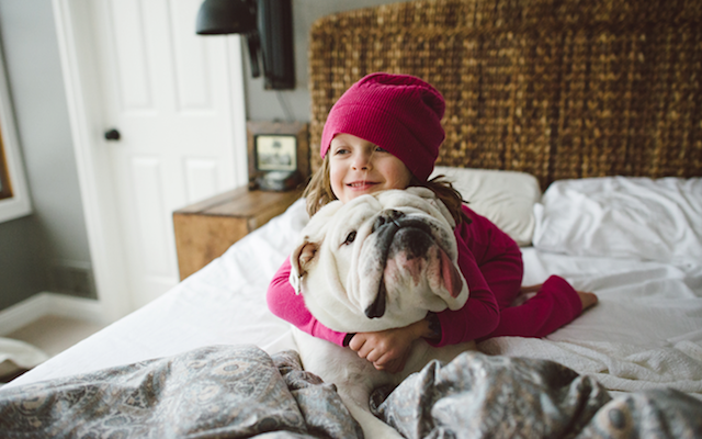 Friendship Between a Young Girl and a dog 11