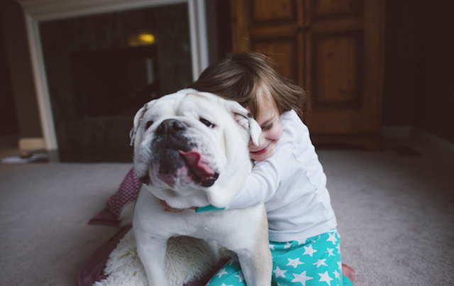 Friendship Between a Young Girl and a dog 6