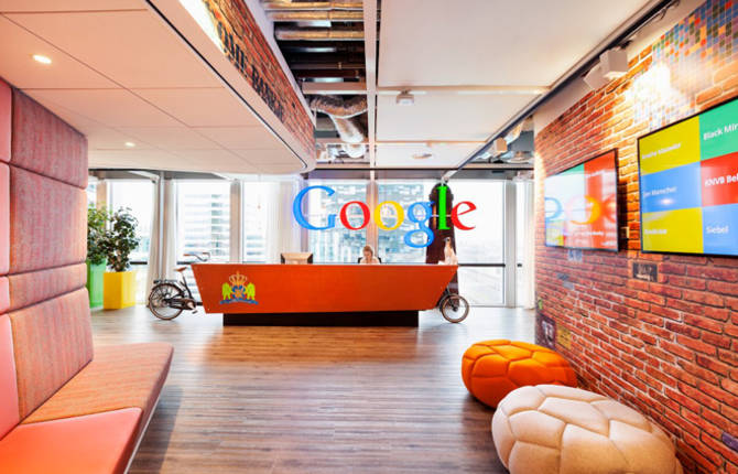 Inside Google Office in Amsterdam
