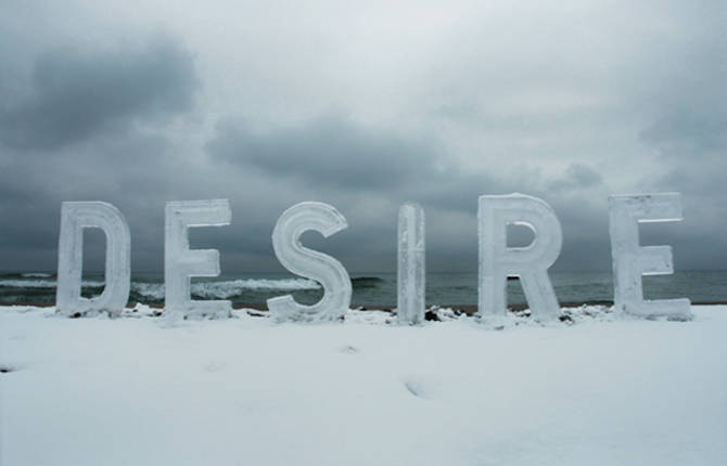 Ice Typography by Nicole Dextras