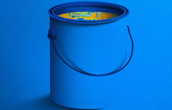 Creative Illustrations for Intel