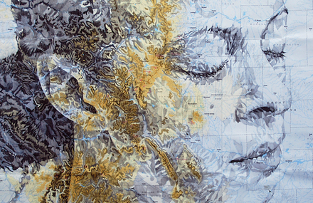 Map Portraits by Ed Fairburn