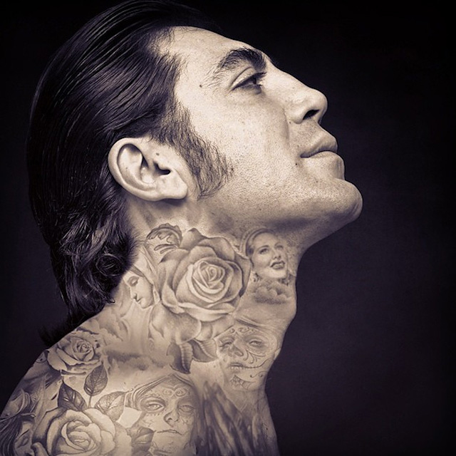Old and comtemporary Celebrities covered in tatoos 8