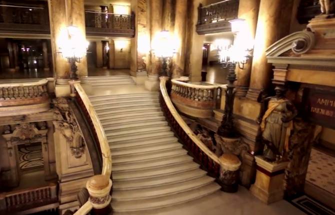 A Drone Inside the Opera Garnier