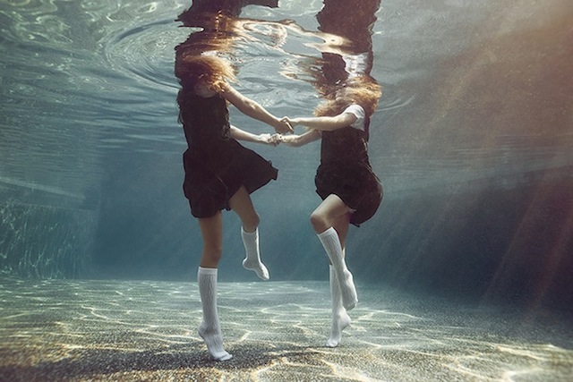 Portraits of Kids Submerged Underwater by Alix Martinez 3