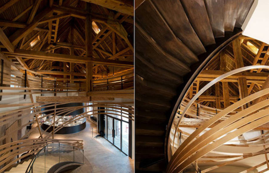 Spiral Staircase of Strasbourg Hotel