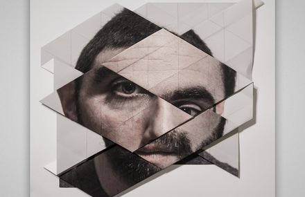 Origami Faces by Aldo Tolino