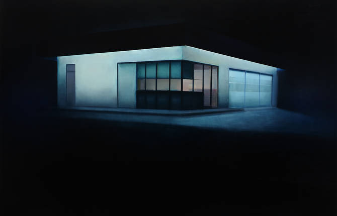 Night Lights Paintings by Trevor Young
