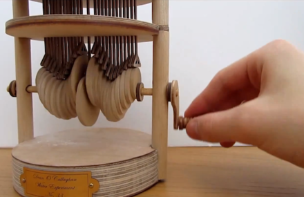 Water Imitated by a Wood Automaton