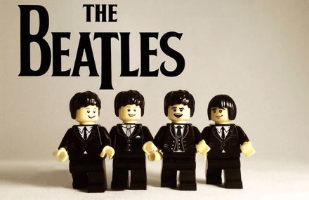 Iconic Bands Recreated in LEGO