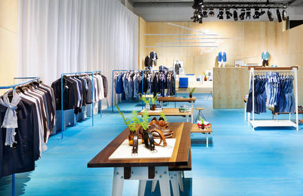 Trade fair stand for fashion brand ‘Roy Robson’ on Panorama Berlin, July 2014