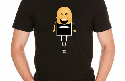 Cartoon portrait tee shirt