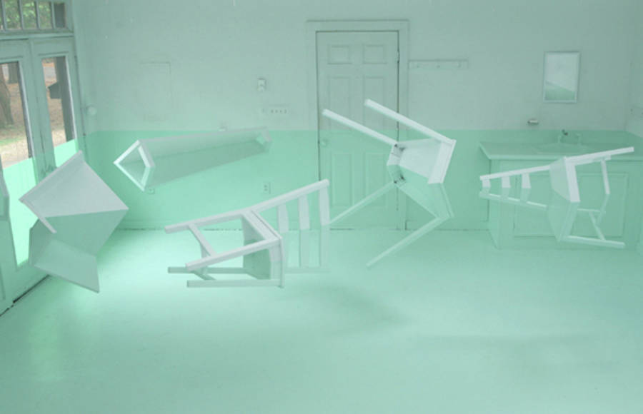 Floating and Symmetrical Chairs Illusion