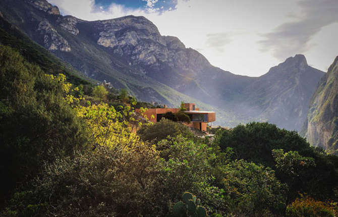 A House in The Mexican Landscape