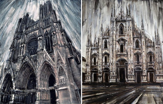Blurred Cityscapes Paintings 4