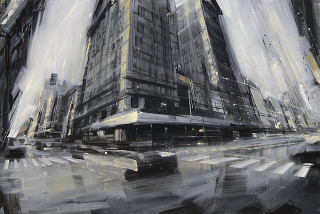 Blurred Cityscapes Paintings 5
