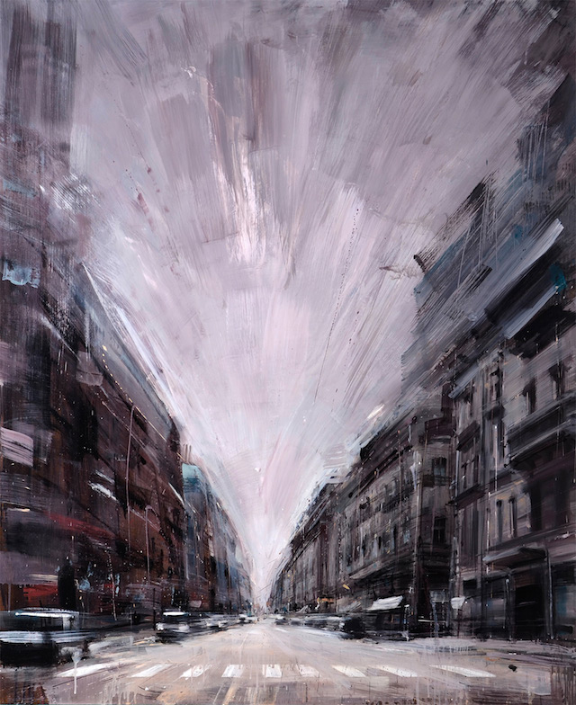 Blurred Cityscapes Paintings 7