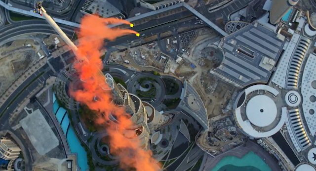 Burj Khalifa Base Jump 7