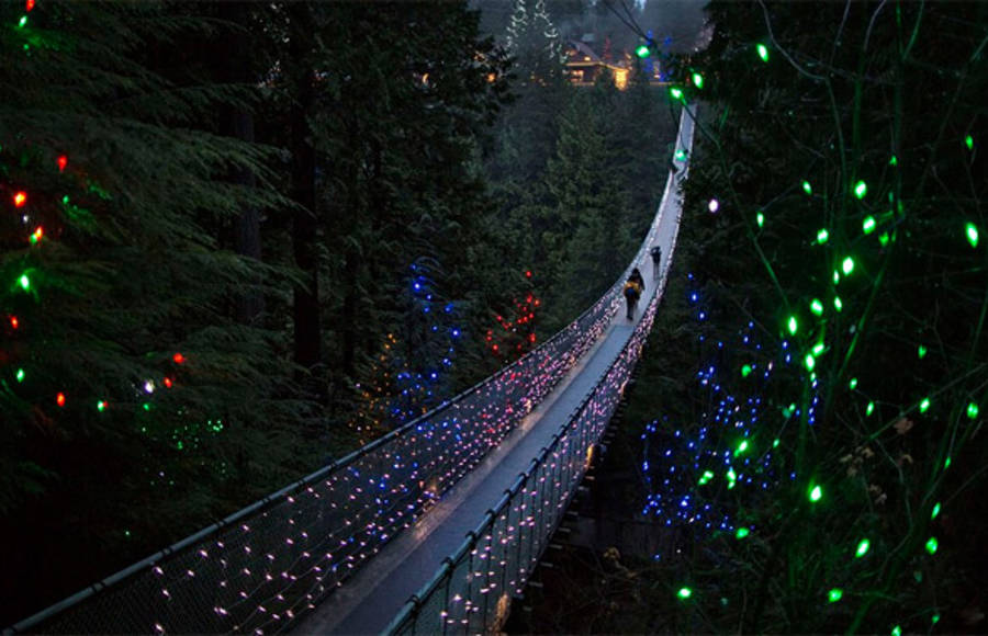 Capilano Suspension Bridge in North Vancouver