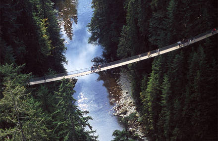 Capilano Suspension Bridge in North Vancouver