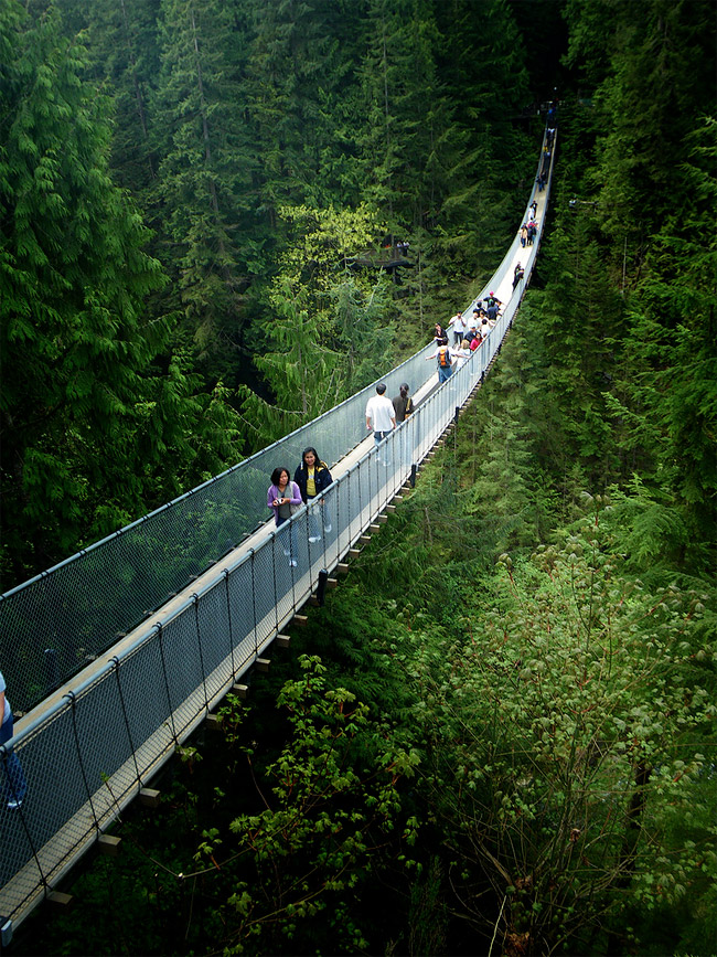 Capilano Suspension Bridge in Nort Vancouver3