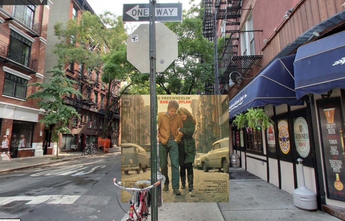 Classic Album Covers in Google Street