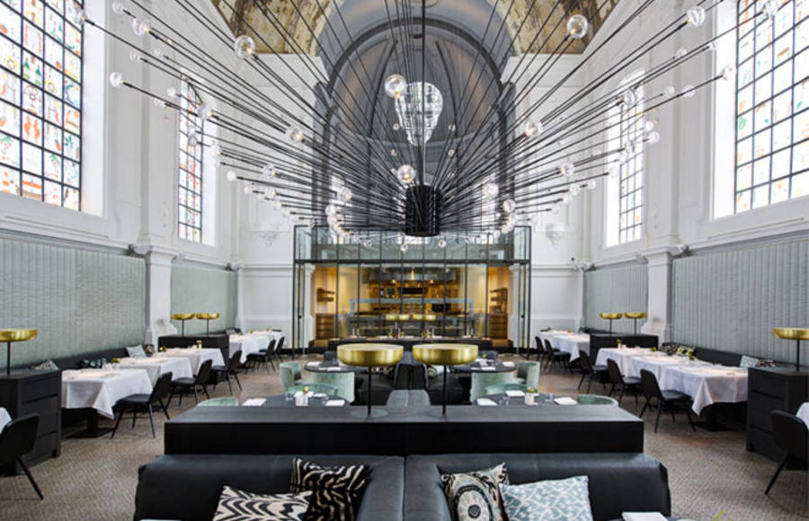 Old Chapel Converted in Restaurant in Antwerp