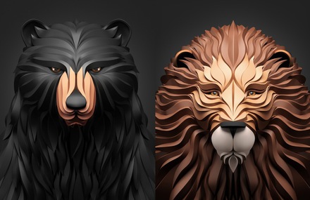 Predators Illustrations by Maxim Shkret