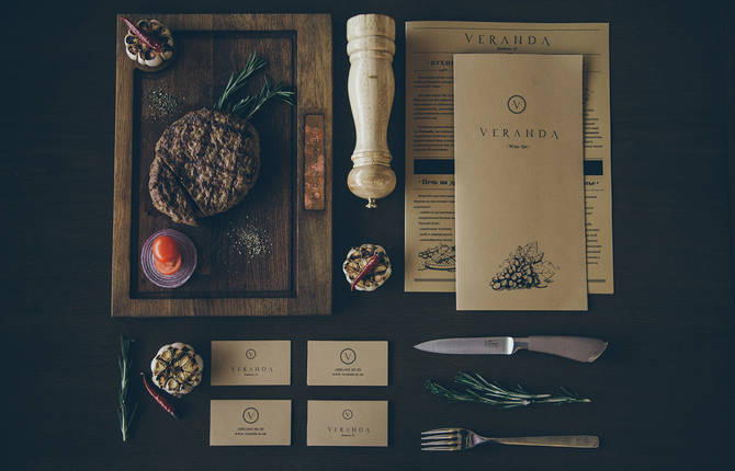 Veranda Restaurant Visual Identity