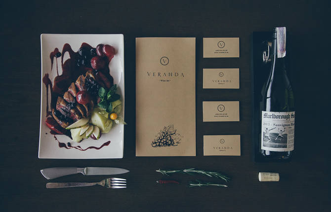 Veranda Restaurant Visual Identity