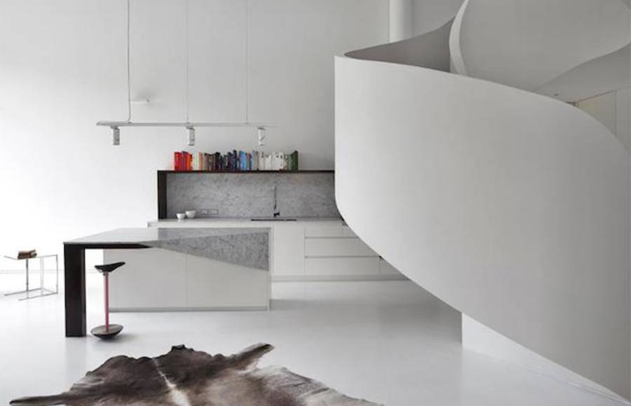 Butter Factory Transformed Into Sculptural Apartment