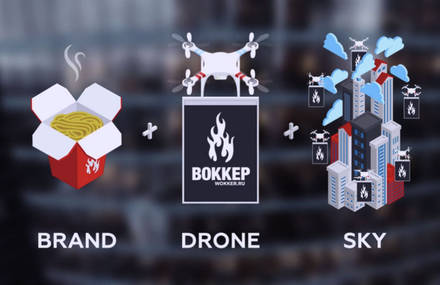 ‘WOKKER’ TAKE TO THE SKIES IN RUSSIA&rsquo;S FIRST DRONE-VERTISING CAMPAIGN