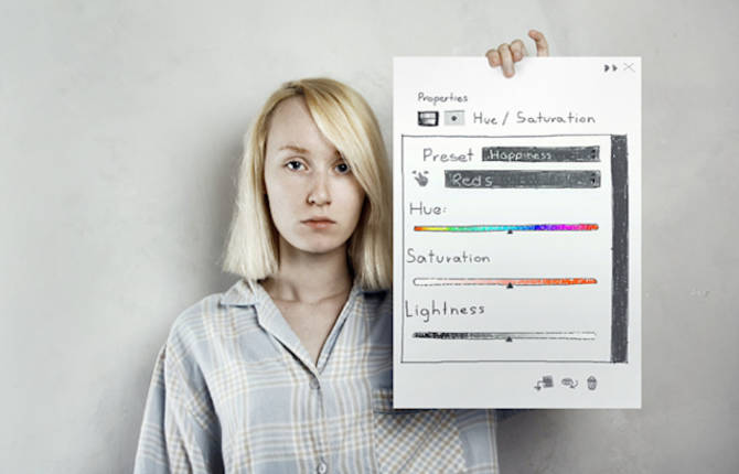 Photoshop In Real Life by Flora Borsi