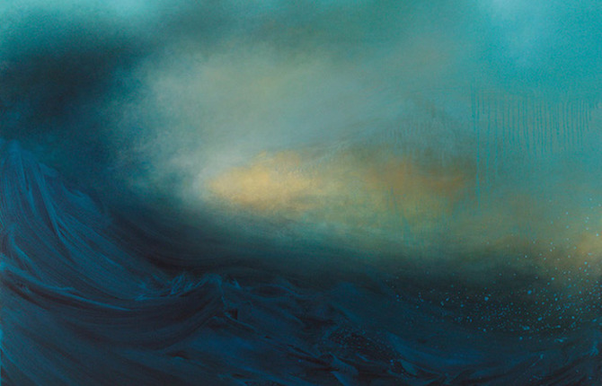 Abstract Paintings of Oceanic Waves