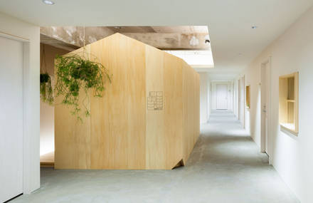 a hut on the corridor