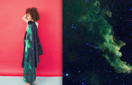 Silk Scarves With NASA’s Photographs of Space